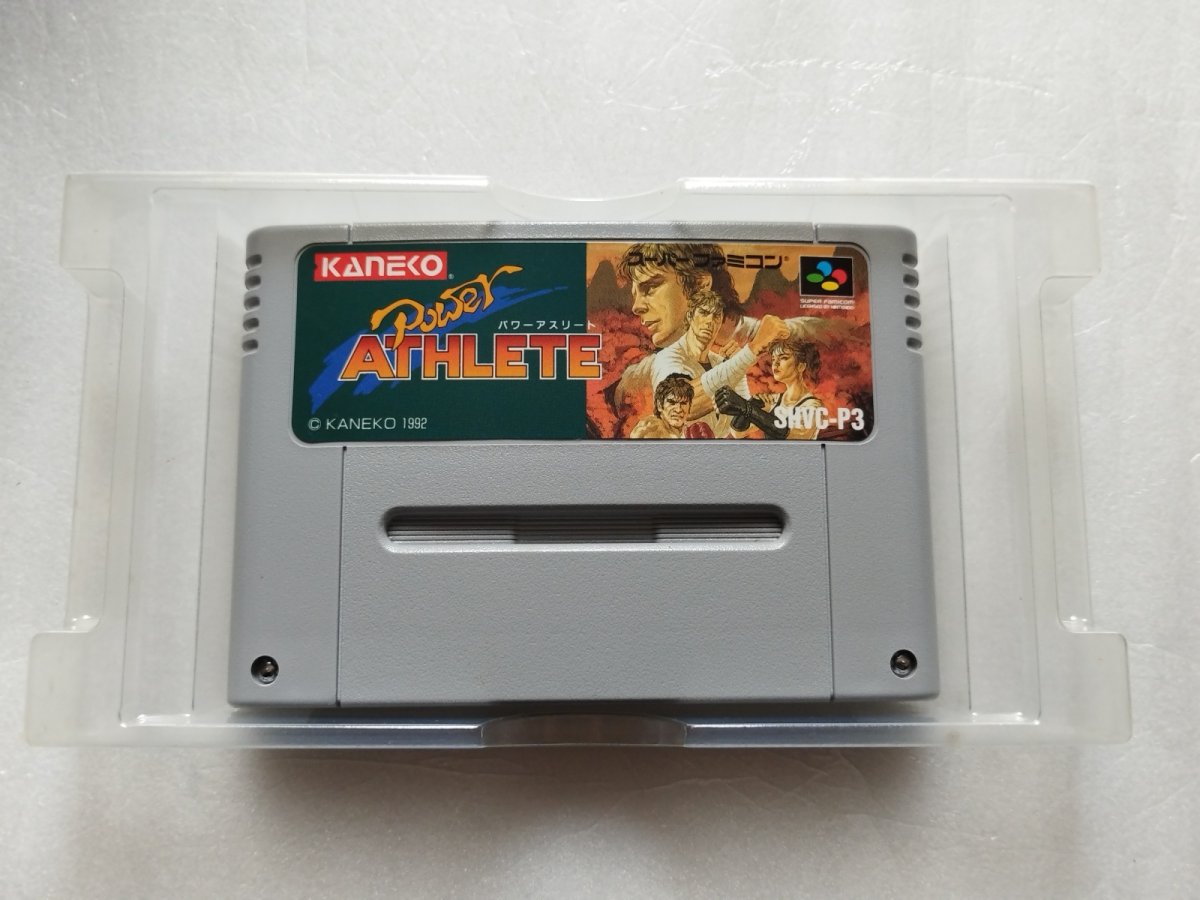 画像14: 【美品評価価格】パワーアスリート　箱説有　SFCスーパーファミコン【5m6】 (14)