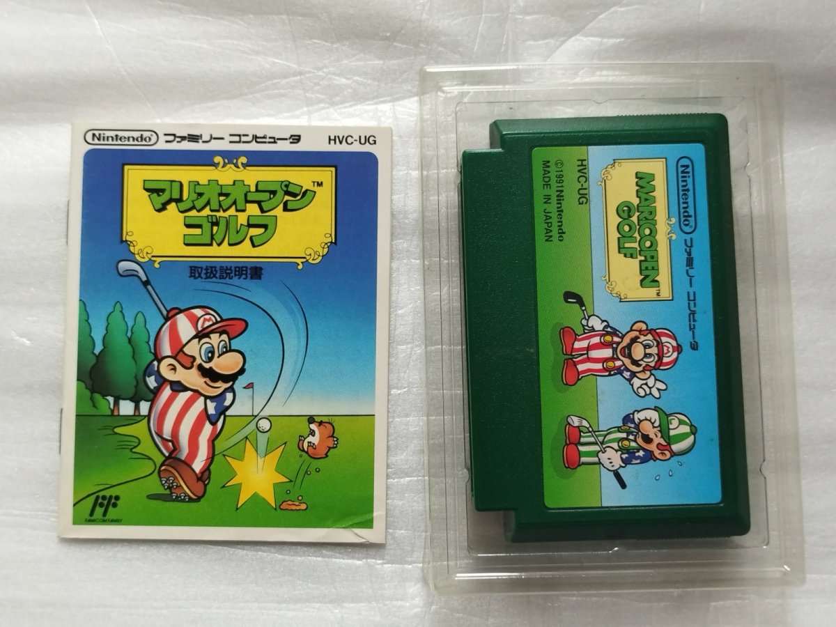 画像7: マリオオープンゴルフ　箱説有　FCファミコン【6h4】 (7)