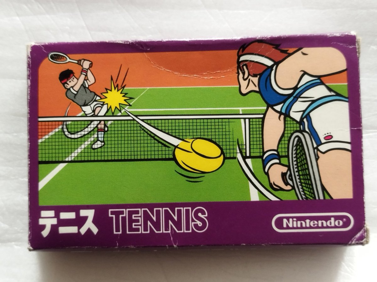 画像1: テニス　箱説有　FCファミコン【4N6】 (1)