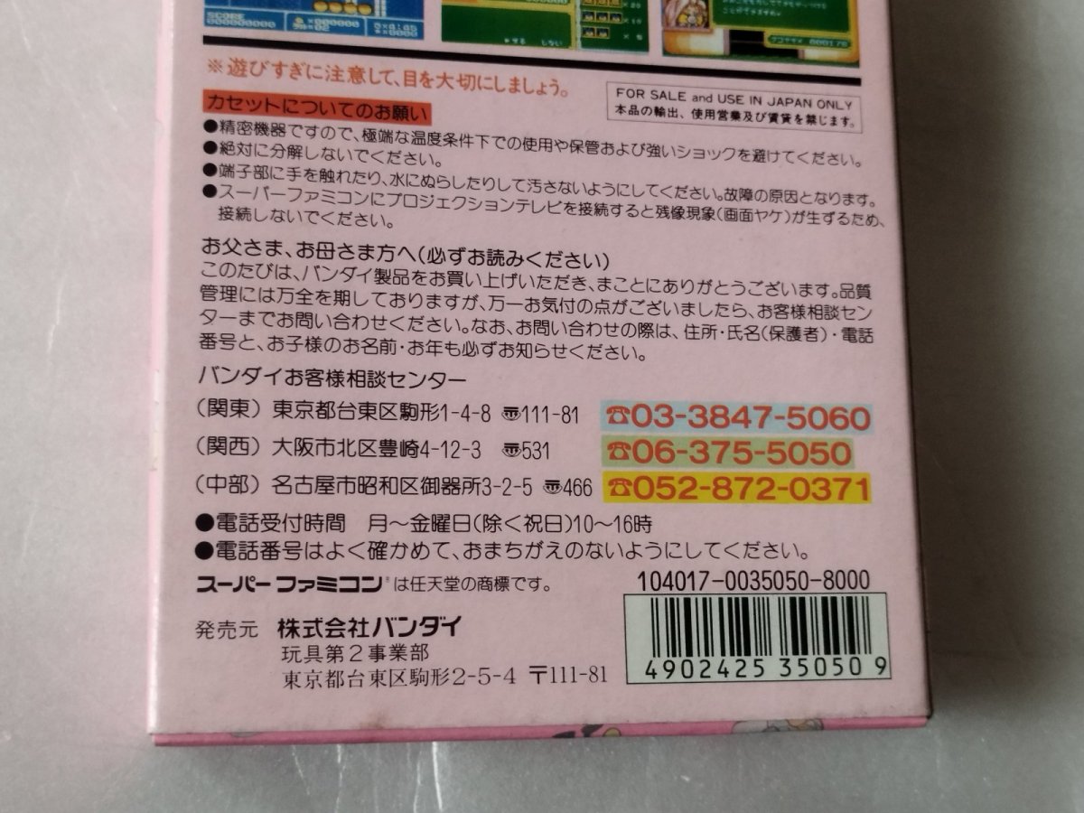 画像8: まじかるタルるートくん　箱説有　SFCスーパーファミコン【9N9】 (8)