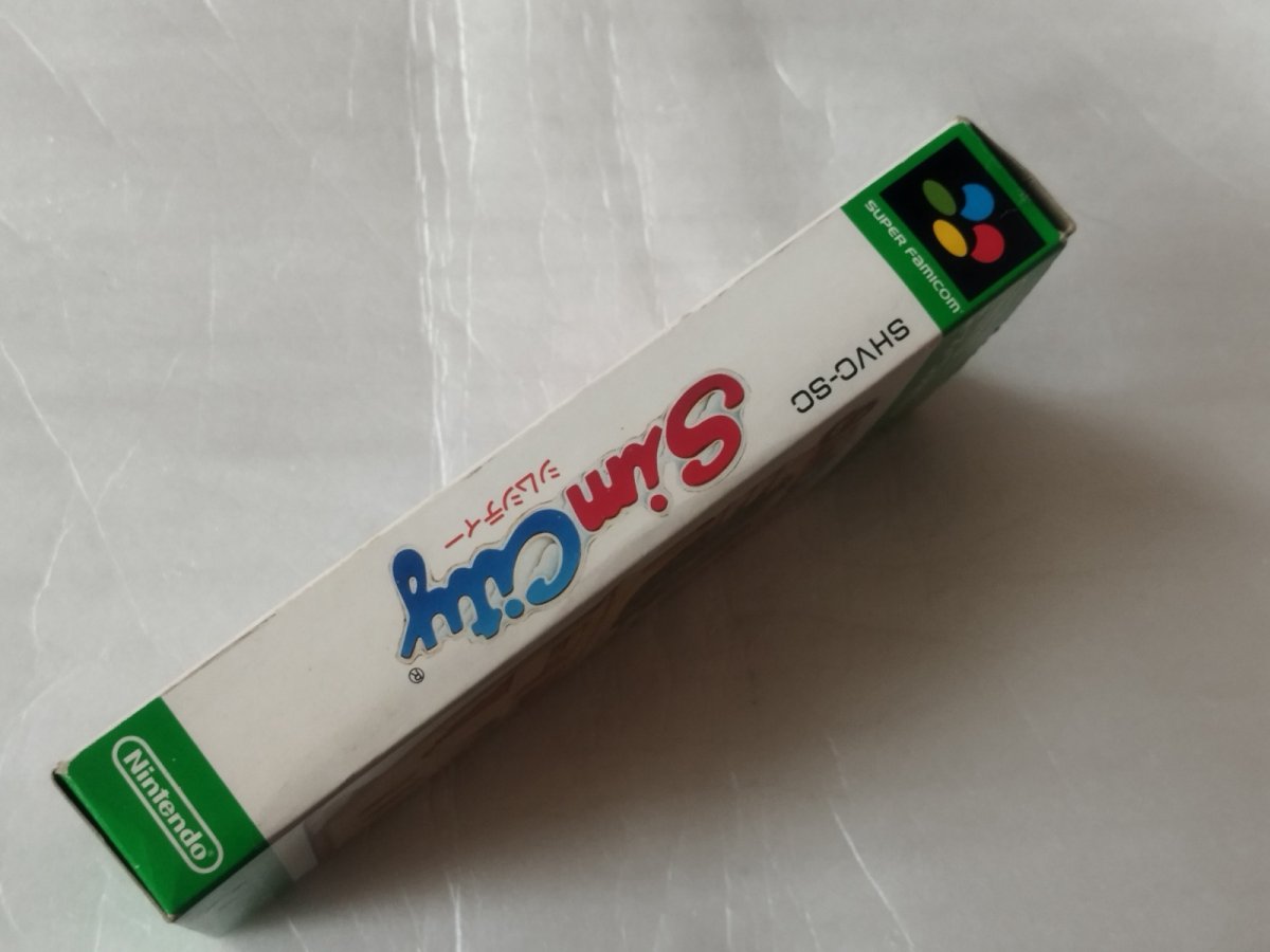 画像9: シムシティ　操作表箱説有　SFCスーパーファミコン【9N9】 (9)