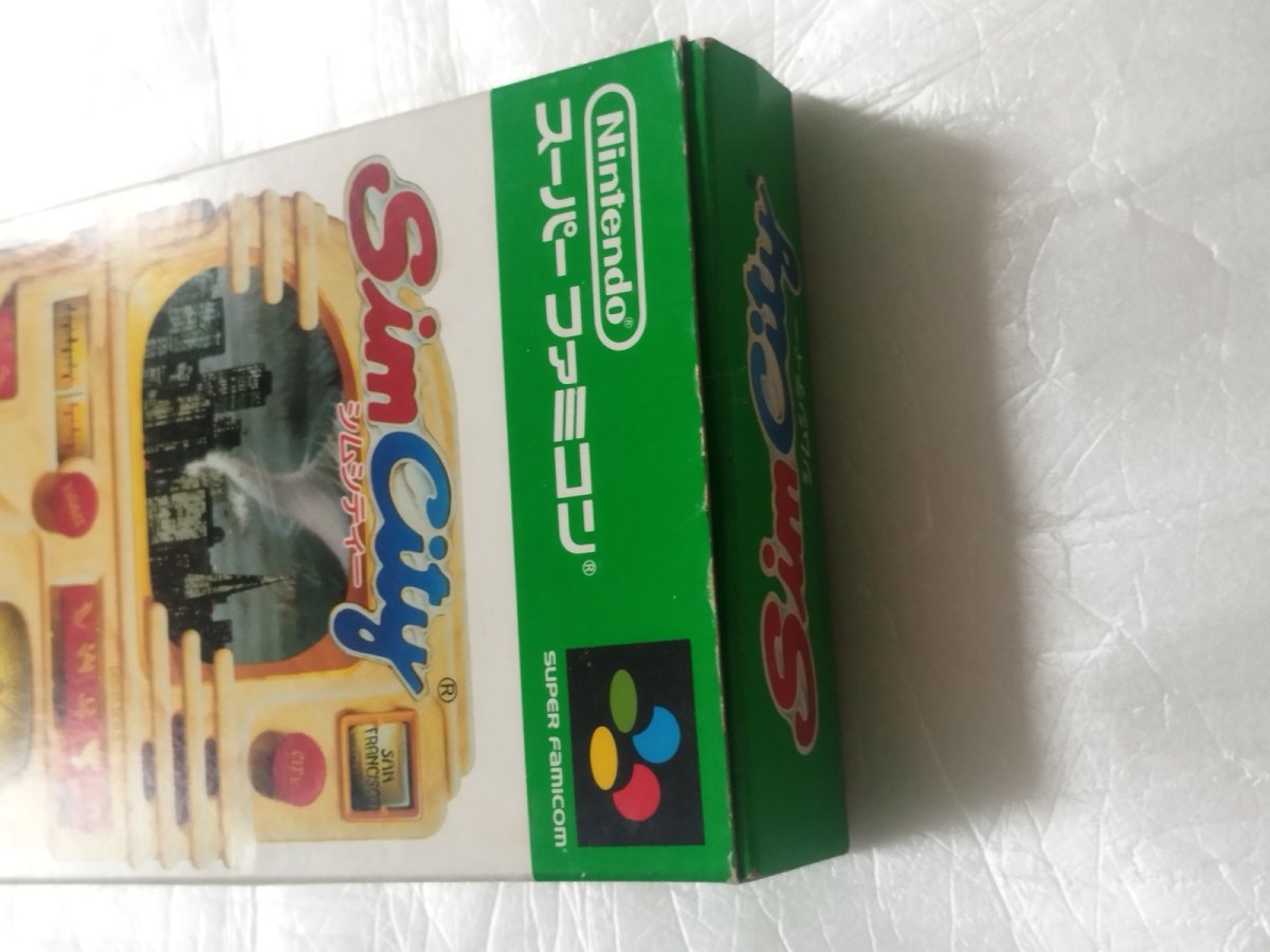 画像10: シムシティ　操作表箱説有　SFCスーパーファミコン【9N9】 (10)