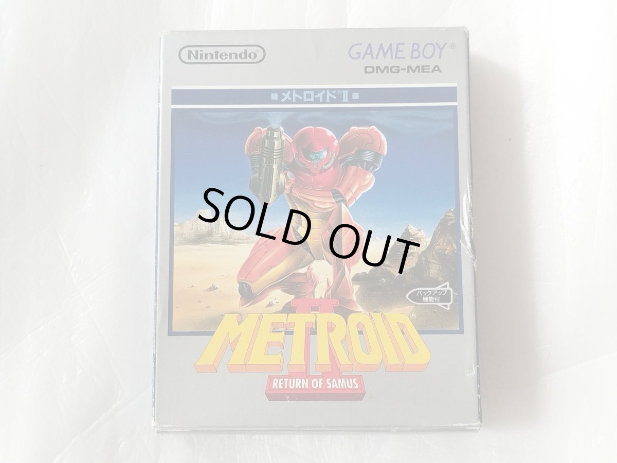 画像1: メトロイドII　箱説有　GBゲームボーイ【5m5】 (1)