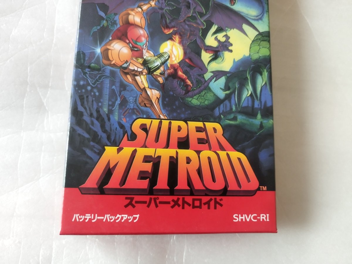 画像2: 【美品評価価格】スーパーメトロイド　操作表箱説有　SFCスーパーファミコン【5m2】 (2)