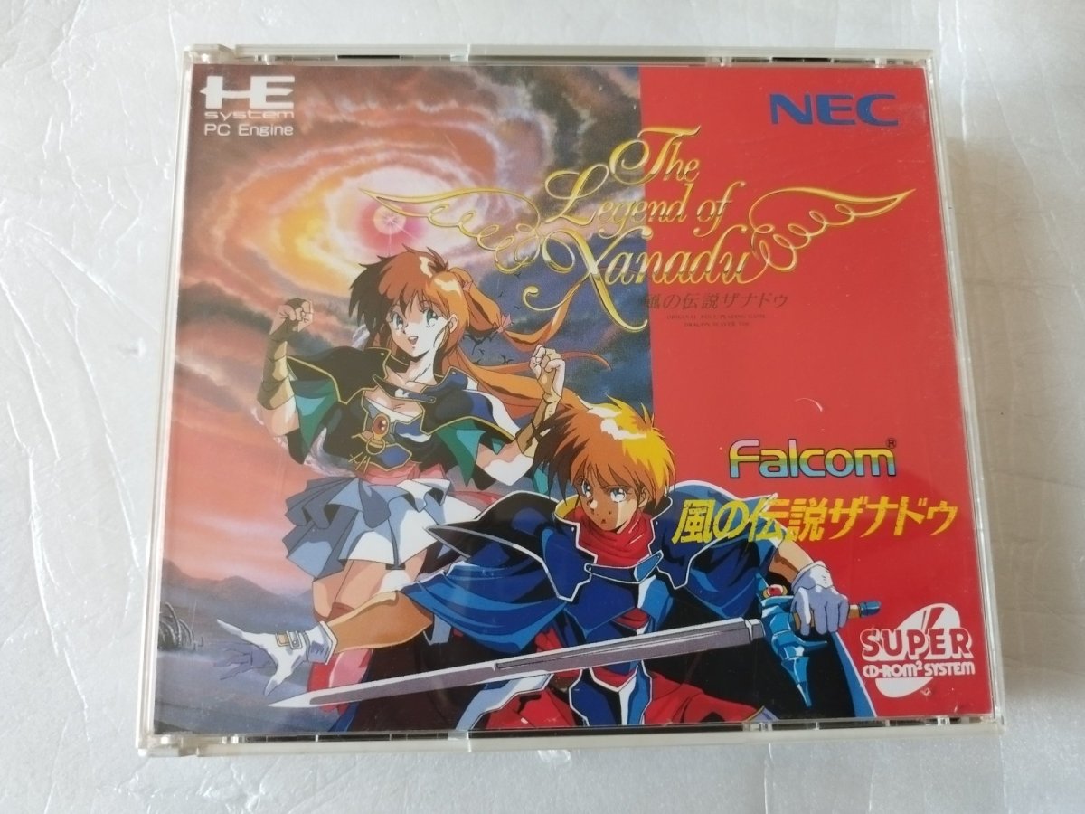 画像1: 風の伝説ザナドゥ　マップ箱説有　PCエンジン【6m5】 (1)