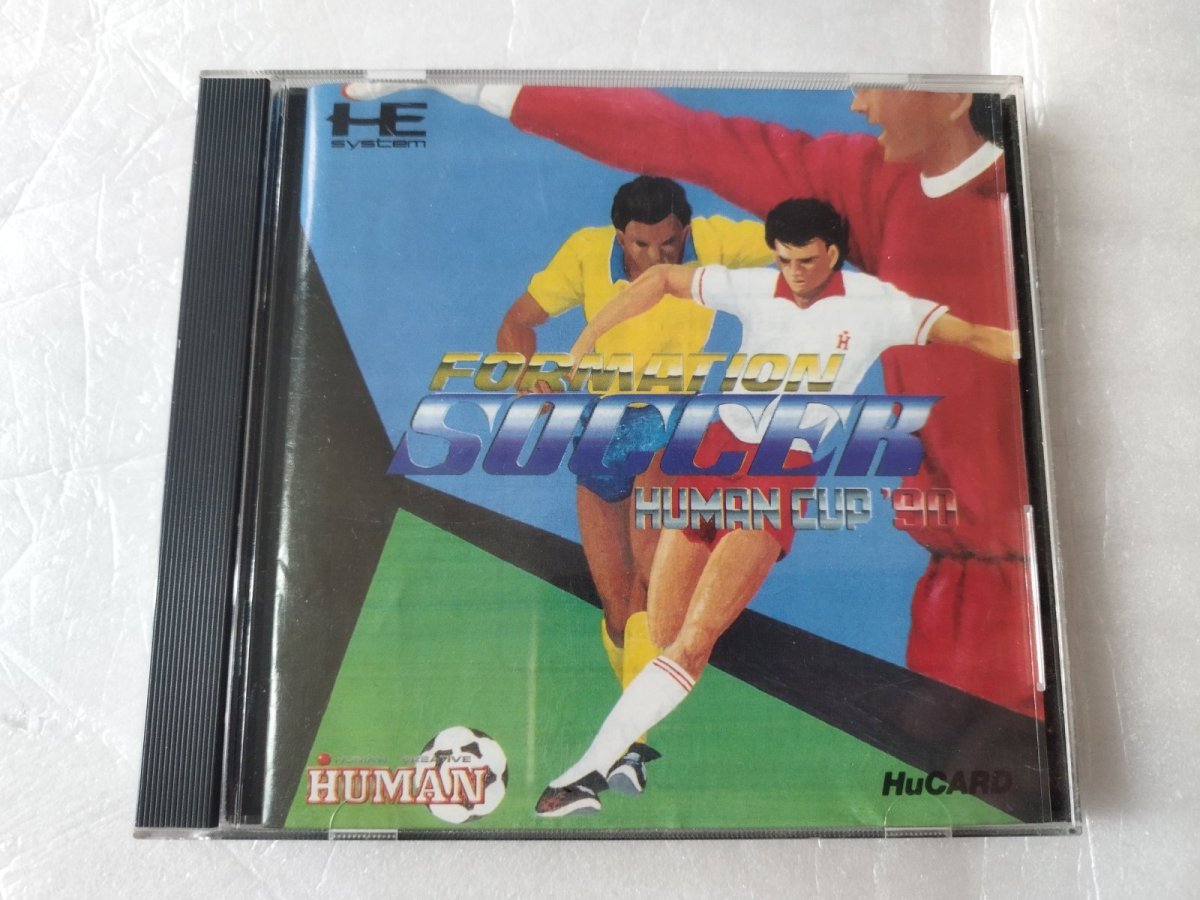 画像1: フォーメーションサッカー ヒューマンカップ’90　箱説有　PCエンジン【6m3】 (1)