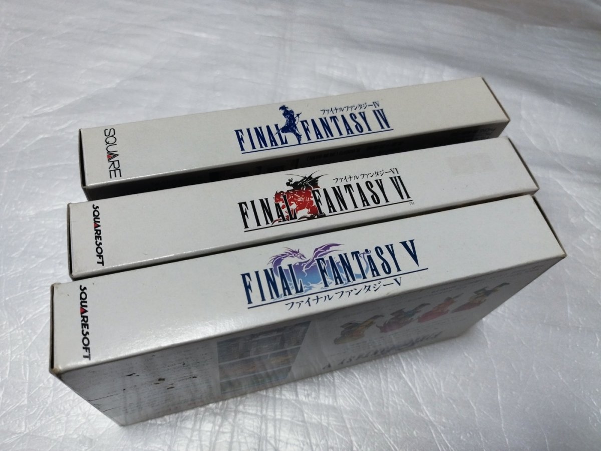 画像4: ファイナルファンタジーIV・V・VIセット　箱説有　SFCスーパーファミコン【9h9】 (4)