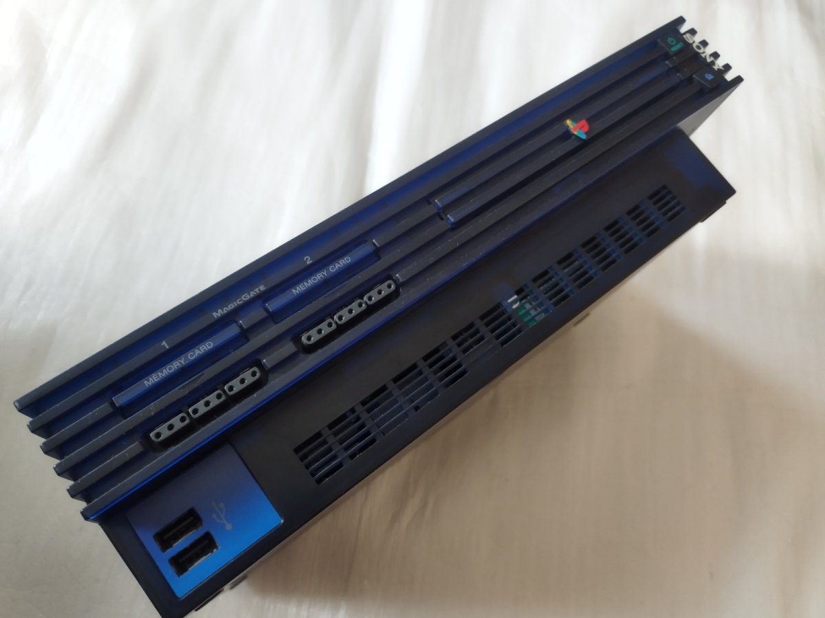 画像12: プレイステーション2本体SCPH-50000　BB Pack ミッドナイトブルー　箱説有　PS2プレイステーション2【2f3-1】 (12)