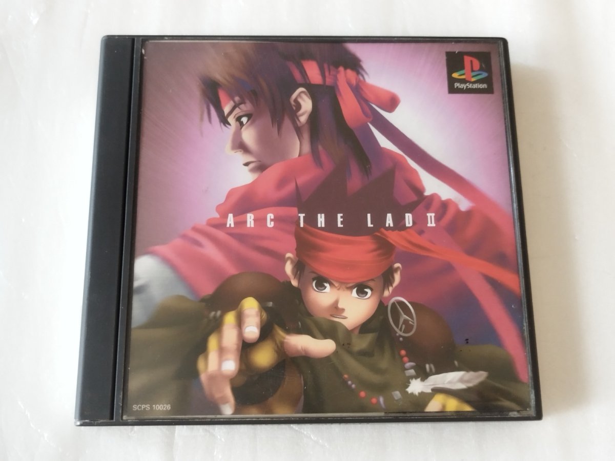 画像1: アークザラッドII　帯箱説有ステッカー未使用　PS1プレイステーション【6m4】 (1)