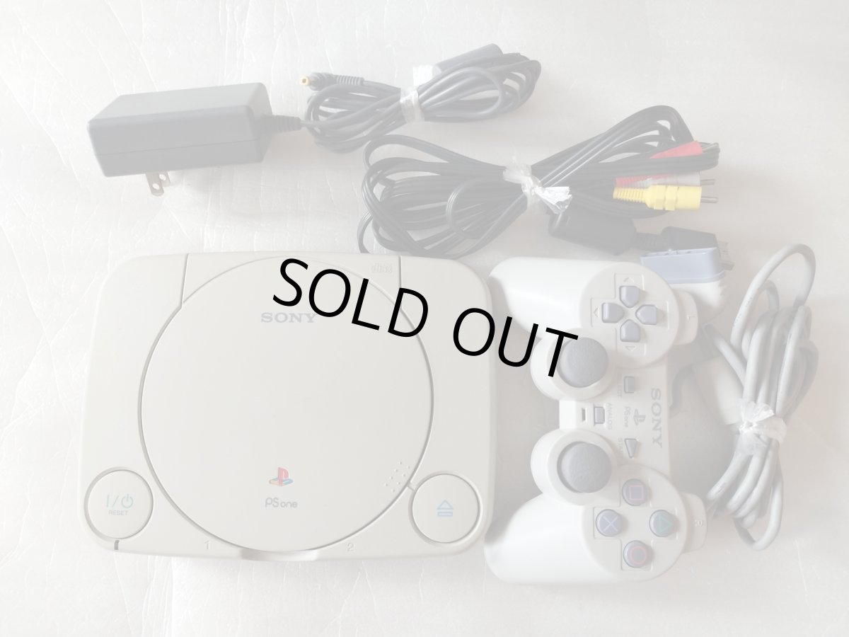 画像1: PS one本体　SCPH-100　箱説無　PS1プレイステーション【2f2-2】 (1)
