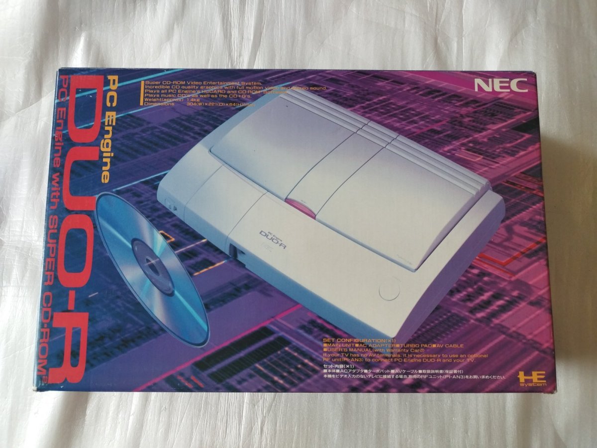 画像1: PCエンジンDUO-R　本体　箱有説無　PCエンジン【2f2-1】 (1)
