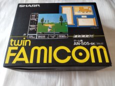 画像2: ツインファミコン本体　AN-505-BK　新品未使用　FCファミコン【2f3-1】 (2)