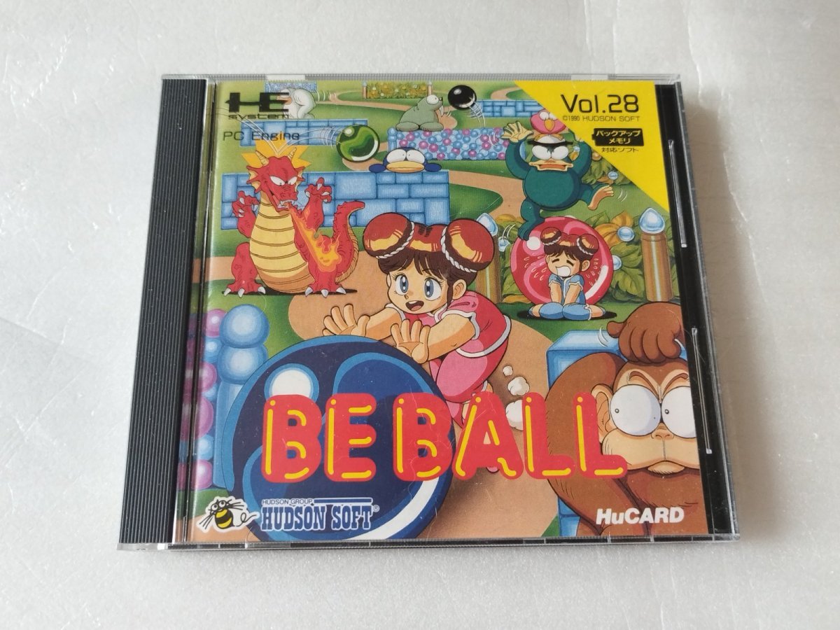 画像1: 【美品評価価格】ビーボール　葉書箱説有　PCエンジン【6m3】 (1)