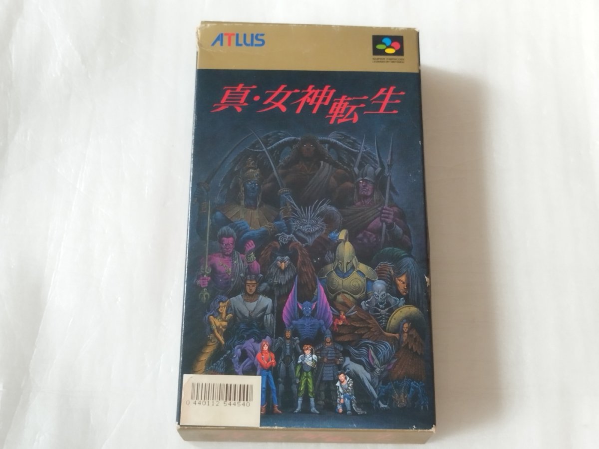 画像1: 真・女神転生 箱説有　SFCスーパーファミコン【4N7】 (1)