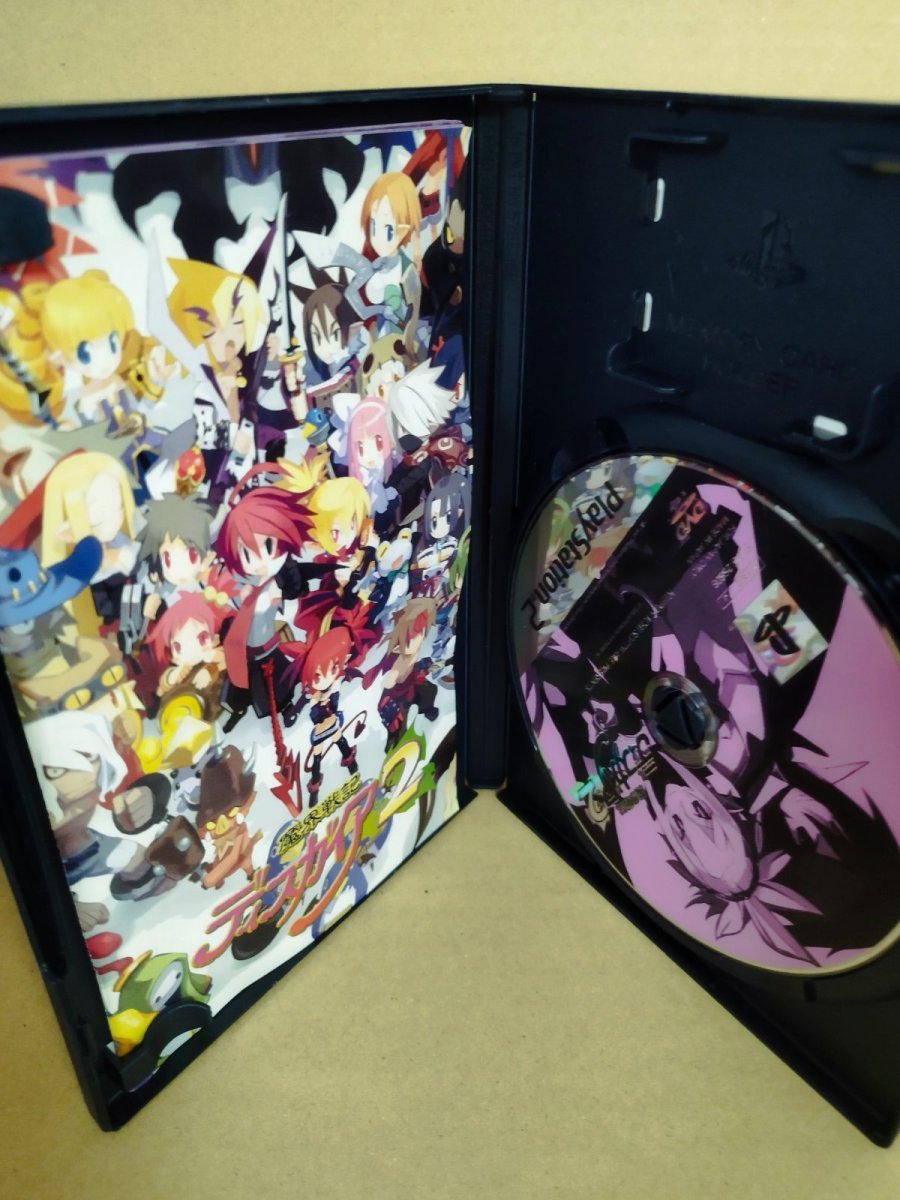 画像5: 【美品評価価格】魔界戦記ディスガイア2　チラシ葉書箱説有　PS2プレイステーション2【7m8】 (5)