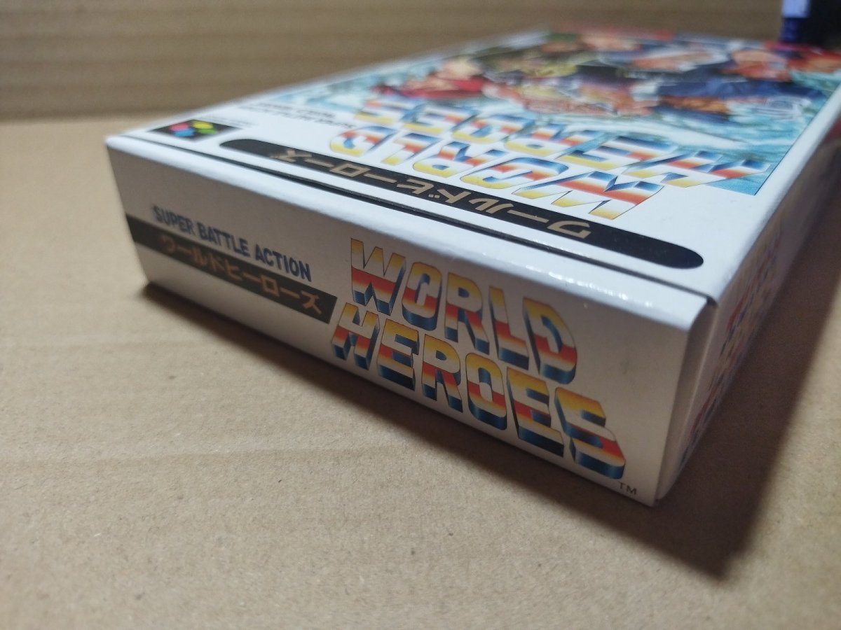 画像9: 【美品評価価格】ワールドヒーローズ　箱説有　SFCスーパーファミコン【9h6】 (9)