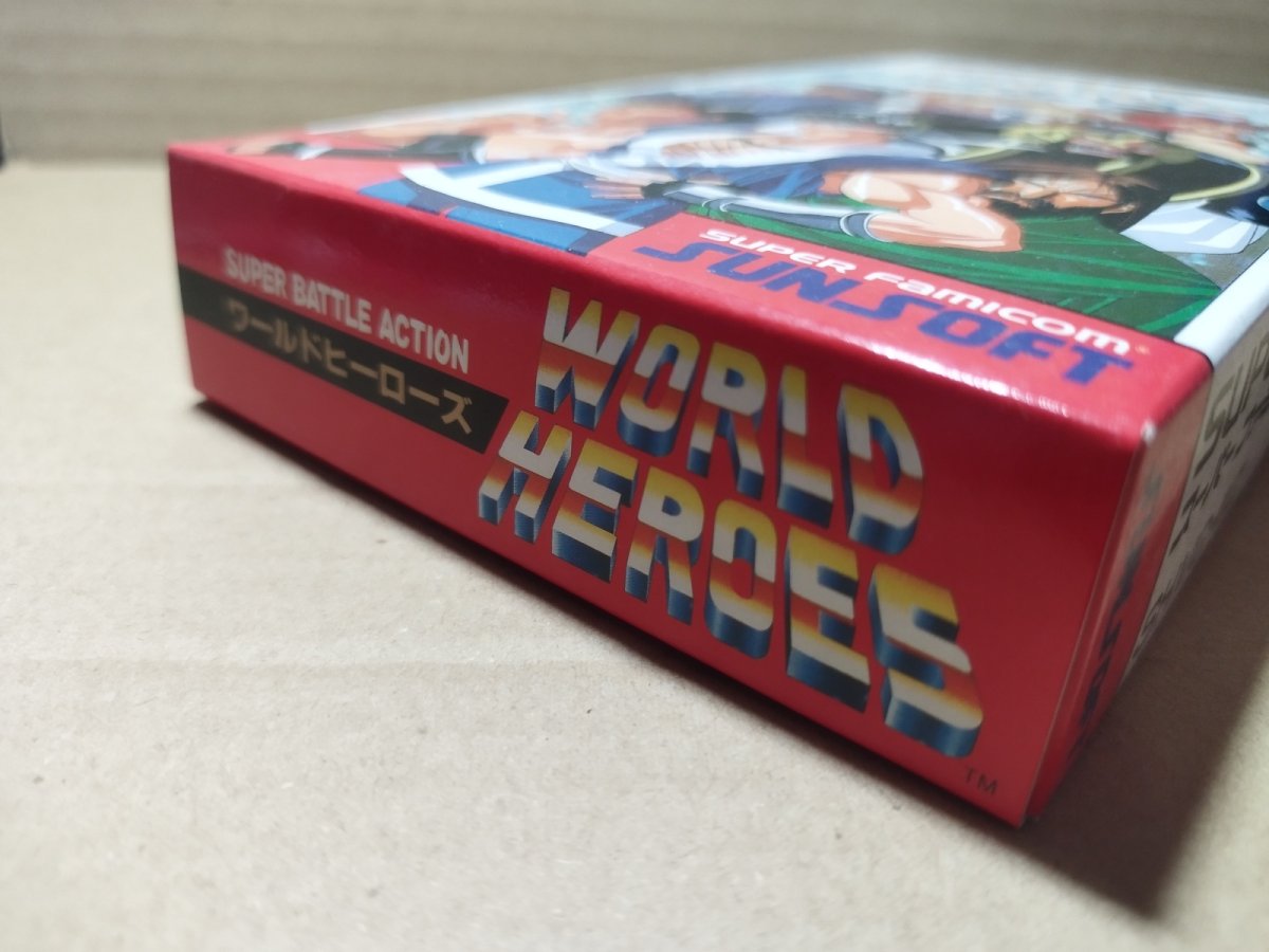 画像6: 【美品評価価格】ワールドヒーローズ　箱説有　SFCスーパーファミコン【9h6】 (6)