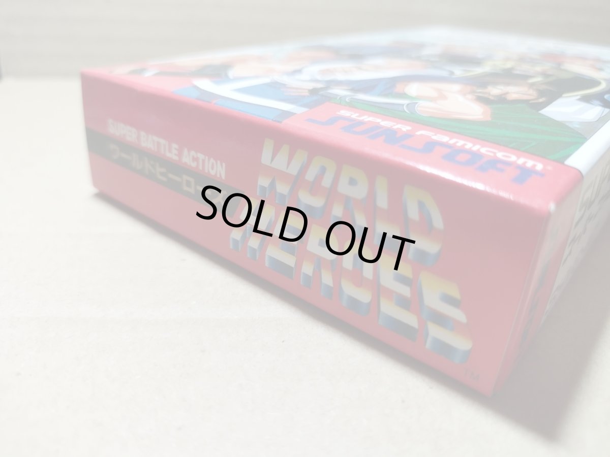 画像6: 【美品評価価格】ワールドヒーローズ　箱説有　SFCスーパーファミコン【9h6】 (6)