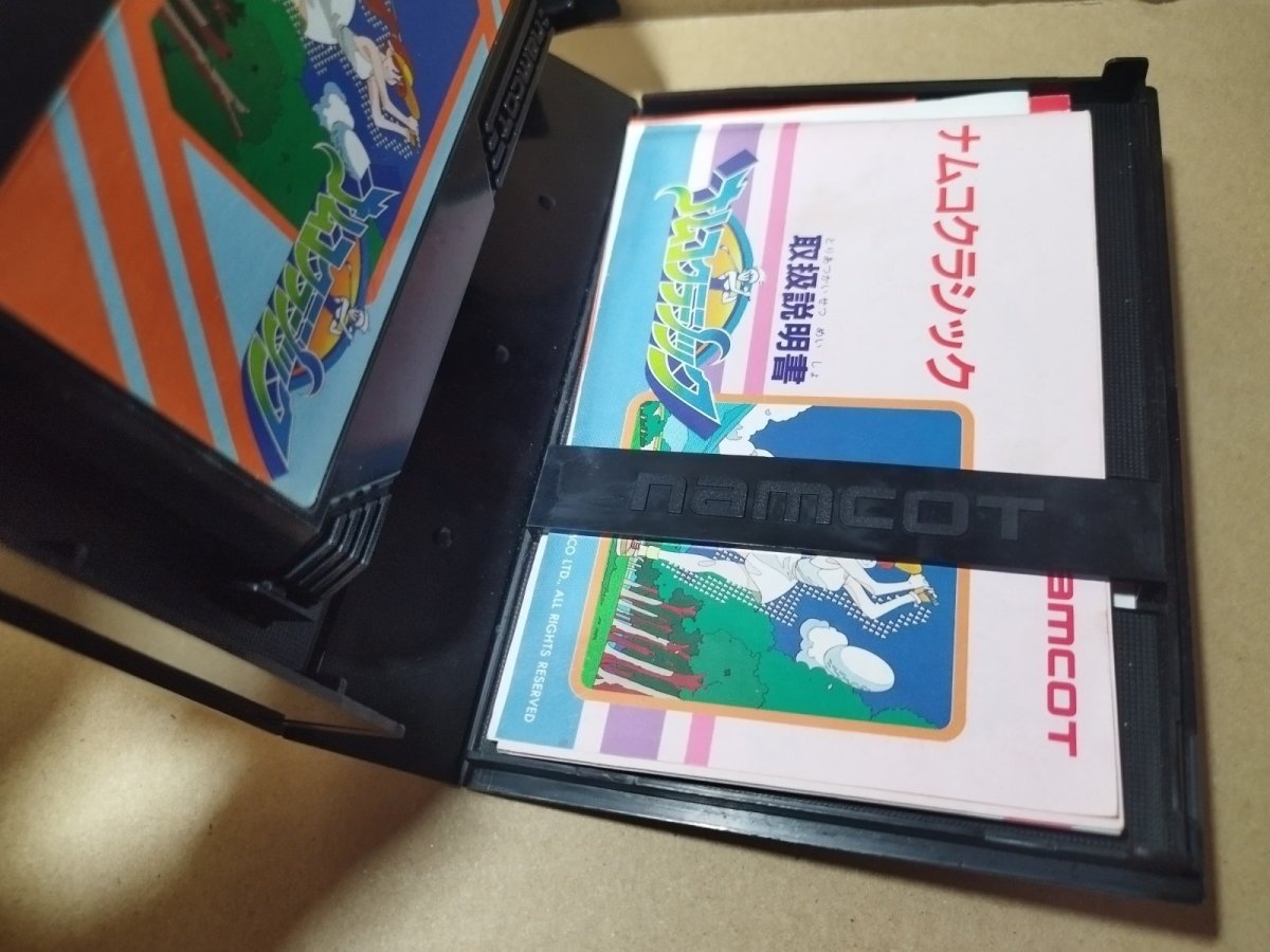 画像10: ナムコクラシック　葉書チラシ保証書箱説有ステッカー未使用　FCファミコン【6h5】 (10)