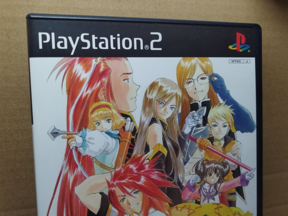 画像2: 【美品評価価格】テイルズオブジアビス　葉書箱説有　PS2プレイステーション【8m9】 (2)