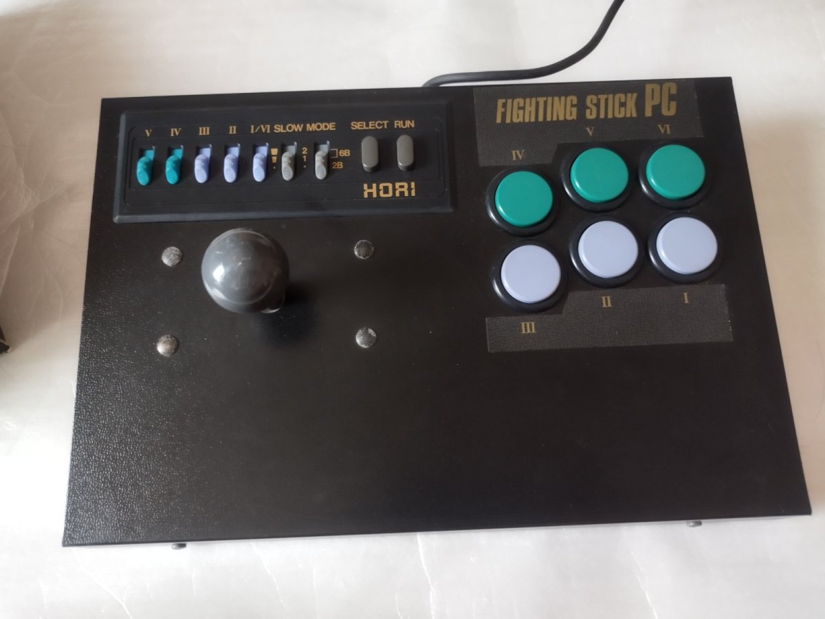 画像8: ファイティングスティックPC　HPJ-08　箱有　PCエンジン【2f2-3】 (8)