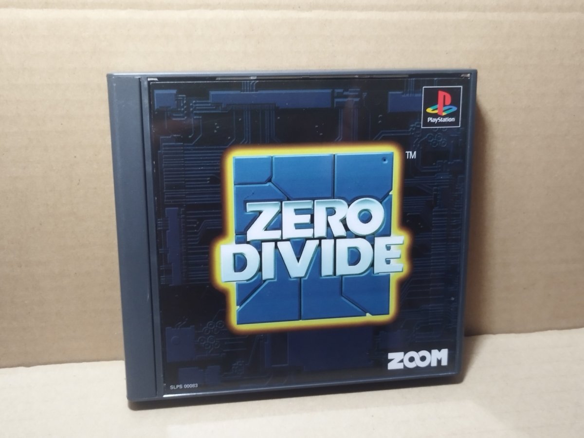 画像1: 【美品評価価格】ゼロディバイド　葉書箱説有　PS1プレイステーション【9m4】 (1)