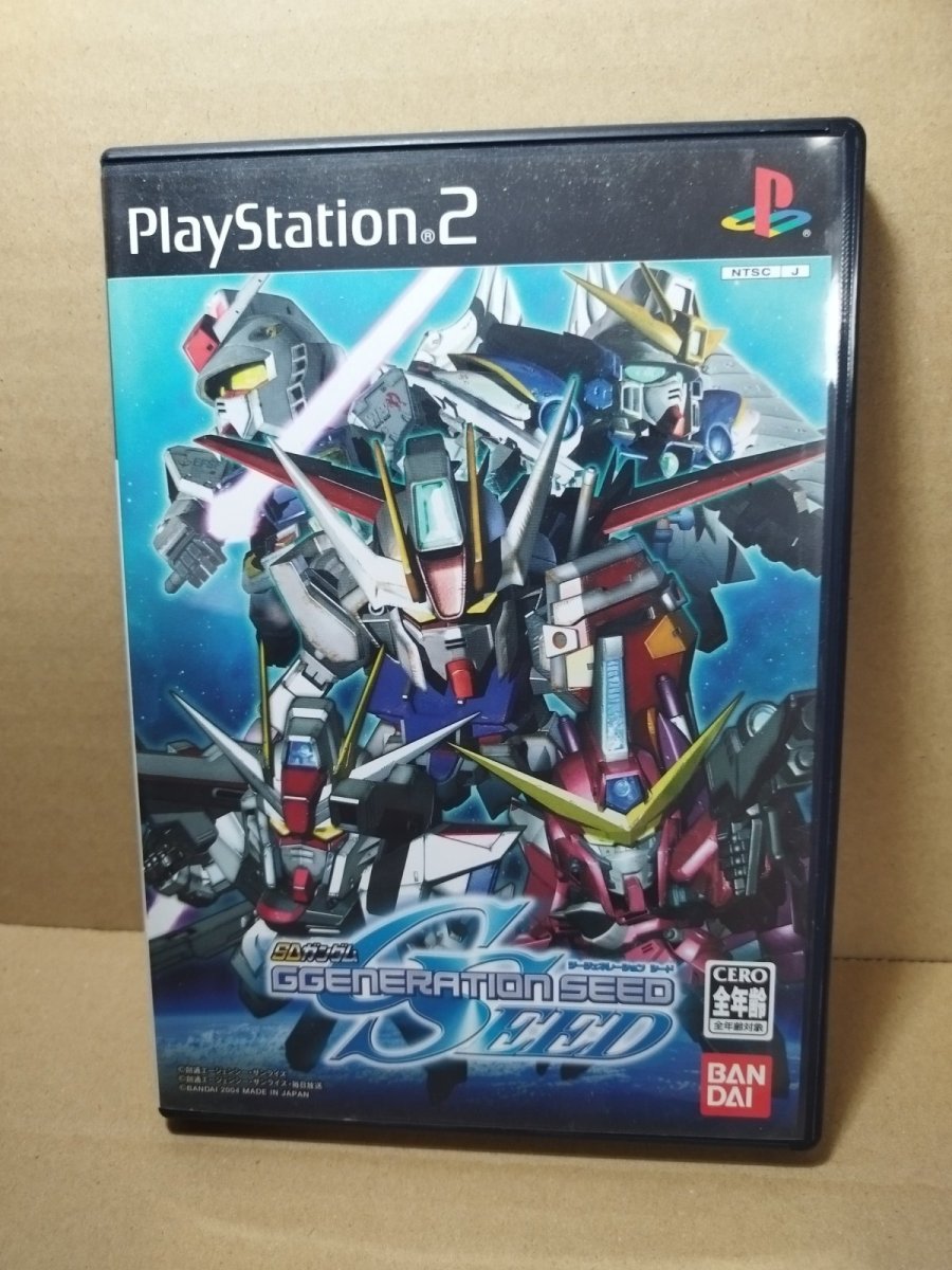 画像1: 【美品評価価格】SDガンダム ジージェネレーション SEED　箱説有　PS2プレイステーション【8m9】 (1)