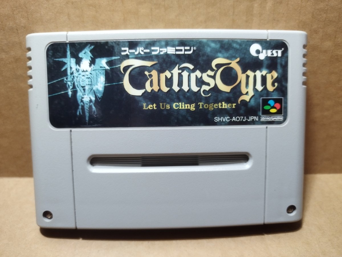 画像1: 【美品評価価格】タクティクスオウガ　箱説無　SFCスーパーファミコン【14】 (1)