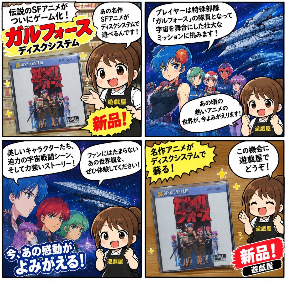 画像16: ガルフォース　新品未開封　ディスクシステム【10】 (16)