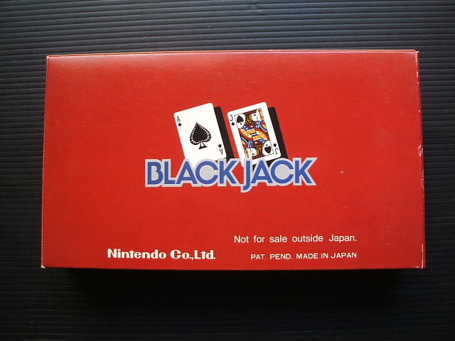 GAME\u0026WATCH ゲームウォッチ BLACK JACK ブラックジャック