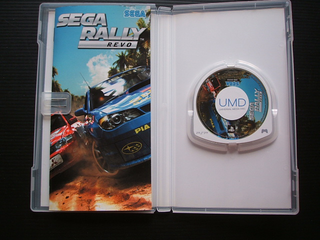セガラリーレヴォ SEGA RALLY REVO 箱説有 PSPプレイステーション