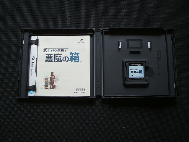 中古】 レイトン教授と悪魔の箱／ニンテンドーDS 目ざとく