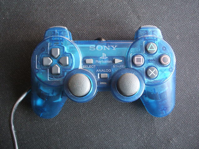 古典 【新品未開封】PS2 純正 コントローラー DUALSHOCK2 クリアブルー