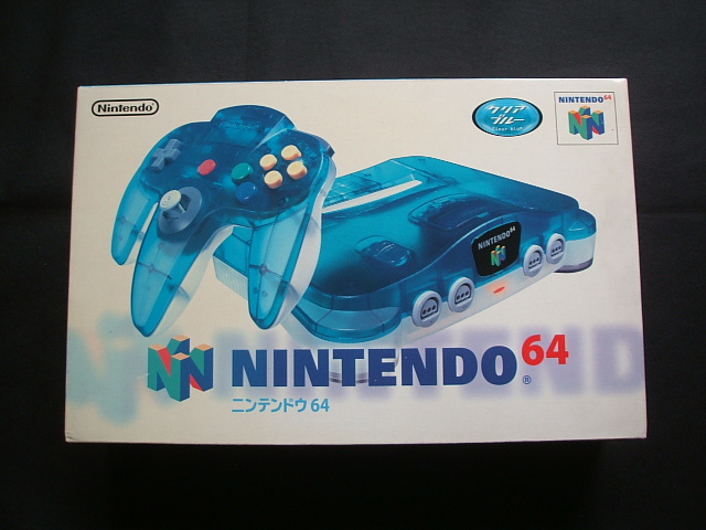 64本体クリアブルー 新品未使用 ニンテンドー64 - 遊戯屋