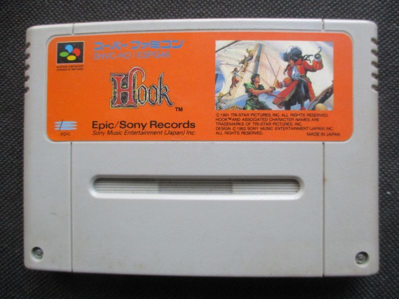 Hook フック　箱説無　SFCスーパーファミコン