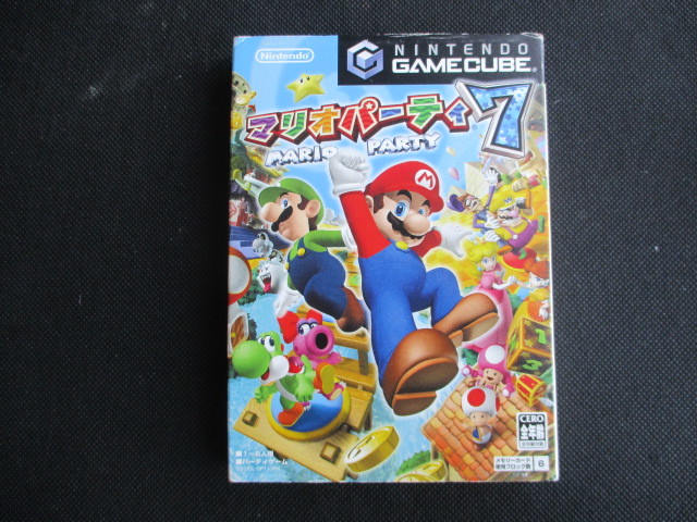 ゲームキューブ 任天堂  マリオパーティ7のソフト、取り扱い説明書付き