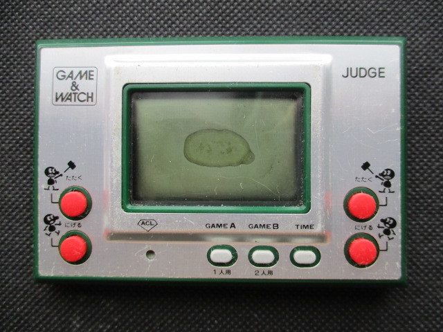 携帯ゲームウォッチ　GAME &WATCH 任天堂　稼働品judgeジャッジ