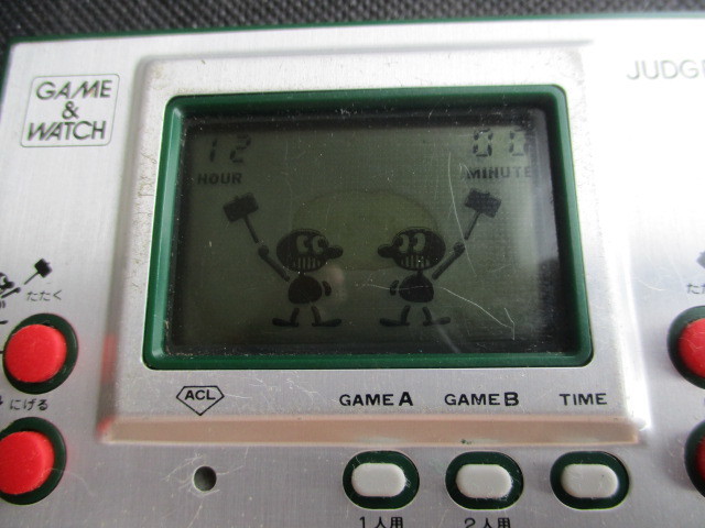 携帯ゲームウォッチ　GAME &WATCH 任天堂　稼働品judgeジャッジ