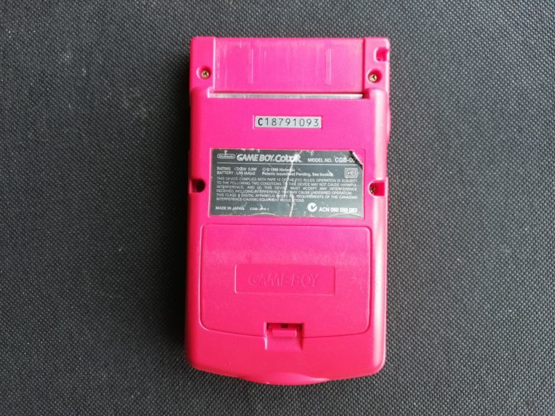 ゲームボーイカラー 赤色
