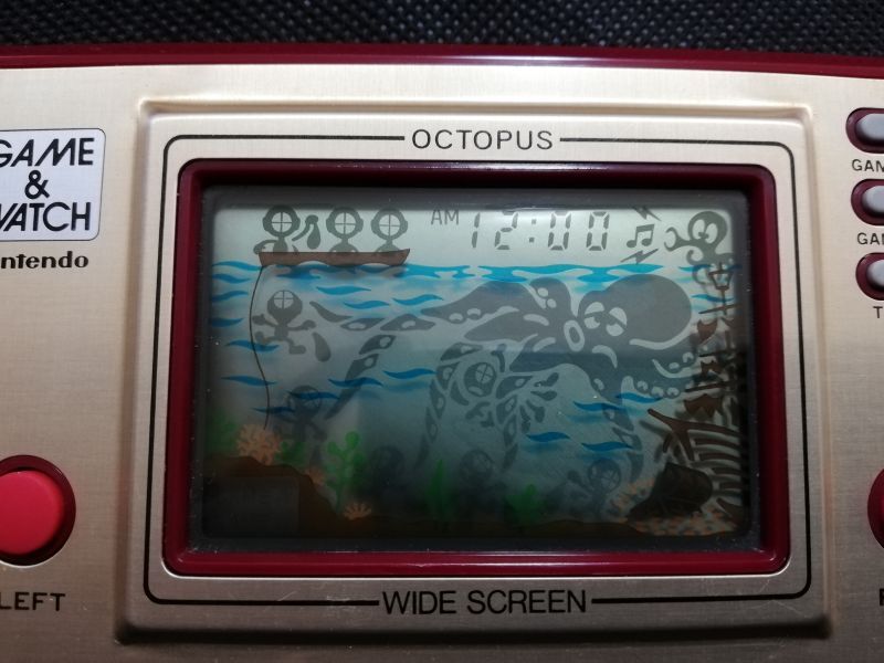 NINTENDO Game and Watch Octopus OC-22 | eBay