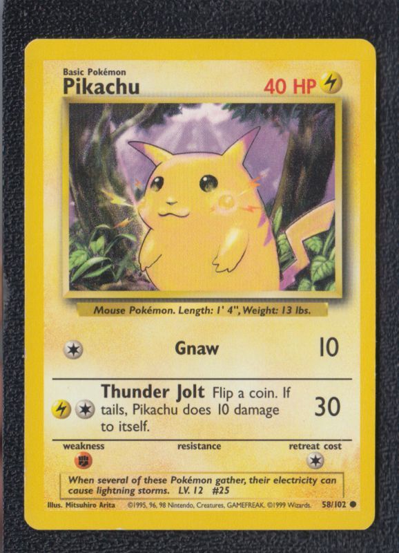 ポケモンカード　ピカチュウv　英語　pikachu