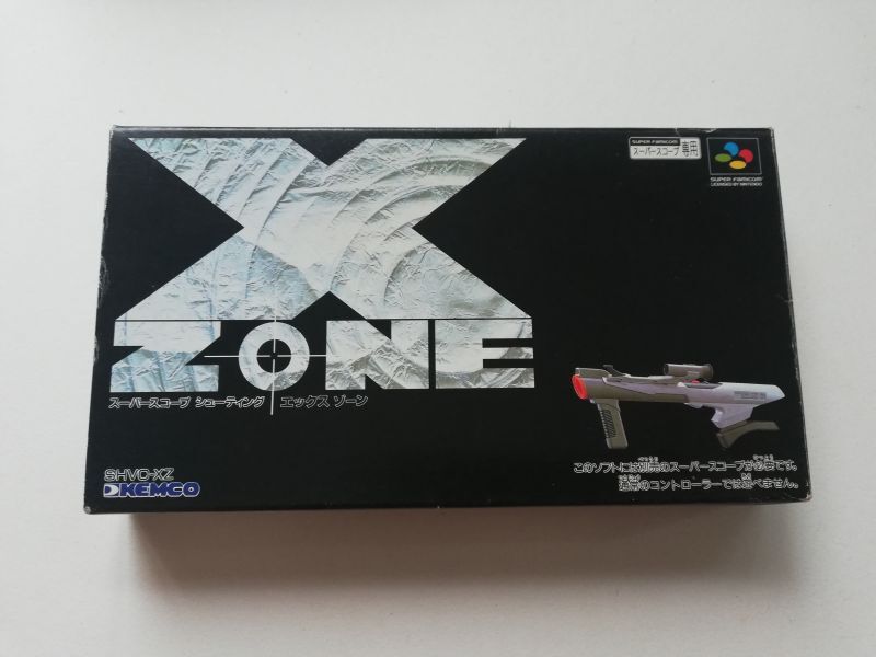 X Zone エックスゾーン 葉書箱説有 Sfcスーパーファミコン 遊戯屋