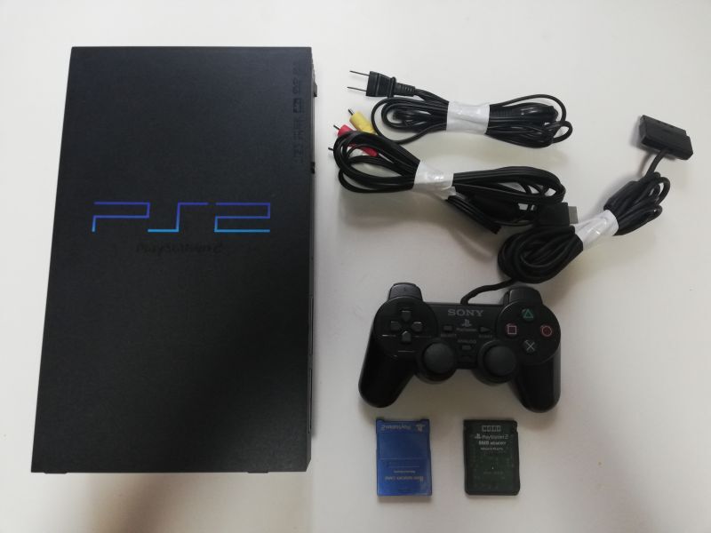 ソフトメモカセット プレイステーション2本体SCPH-30000 箱説無 PS2