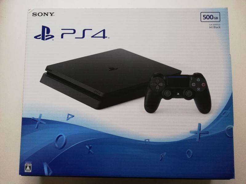 PS4 本体 ジェット・ブラック 500GB CUH-2000AB01 箱説有 PS4 ...