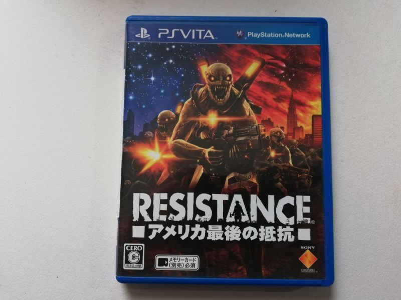 PS VITA レジスタンス アメリカ最後の抵抗　箱説有　PS Vita　管理6h3