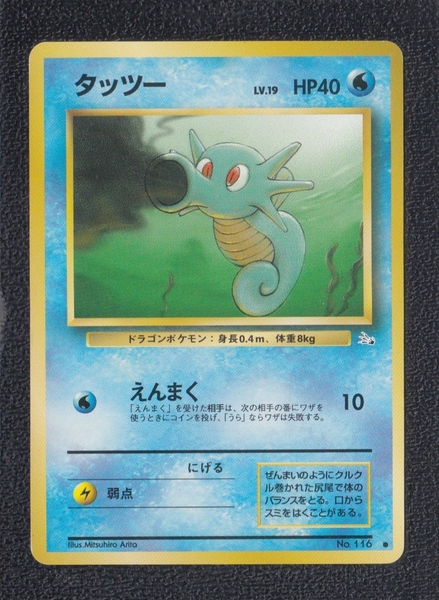 希少レア ポケモンカード トップサン No.116 タッツー 希少レア ポケモンカード トップサン No.116 タッツー