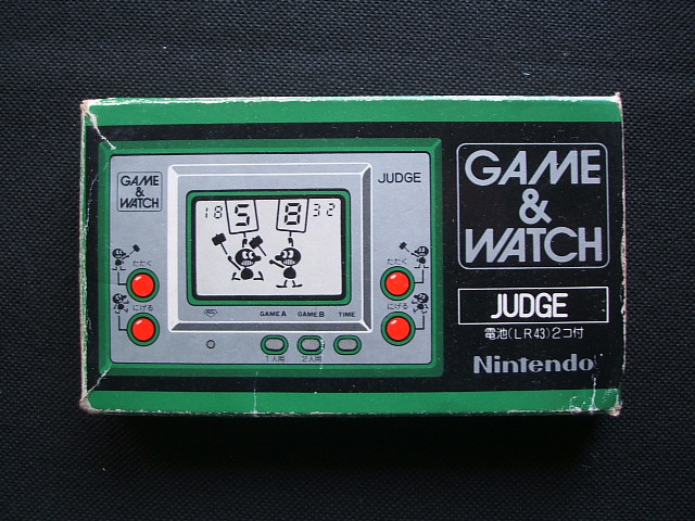 ジャッジ Judge 緑 箱説有 ゲームウォッチ 遊戯屋